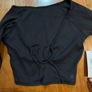 Long sleeve crop top